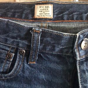 Men’s J. Crew jeans in pristine condition